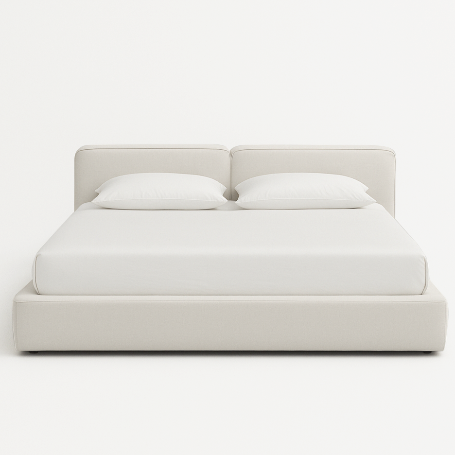 Dupont Platform Bed - Mellow Ivory