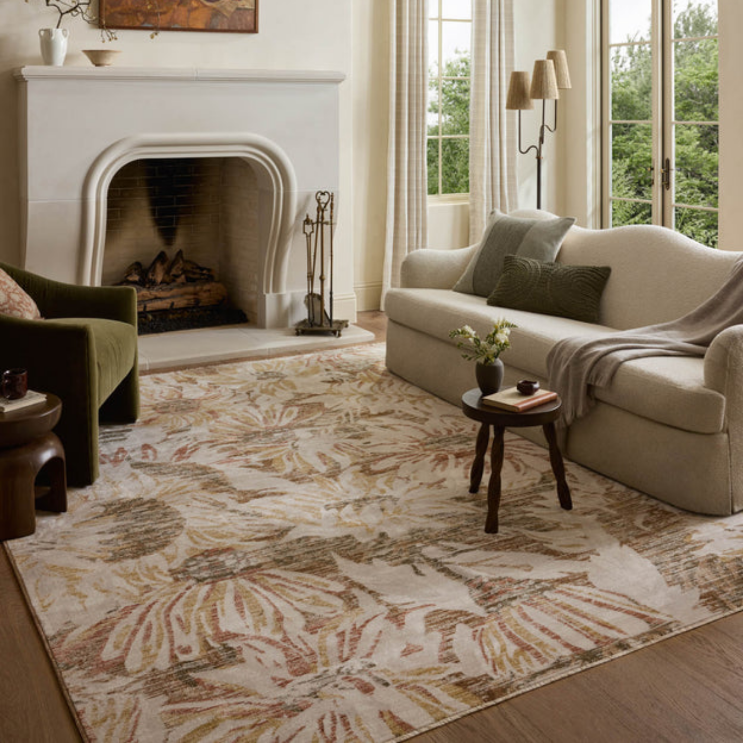 Loloi II Eileen Natural/Spice Rug