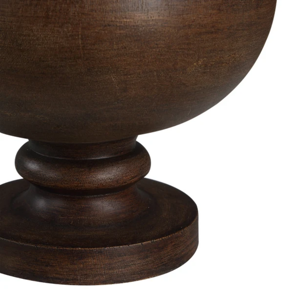Ellipse Resin Table Lamp - Brown