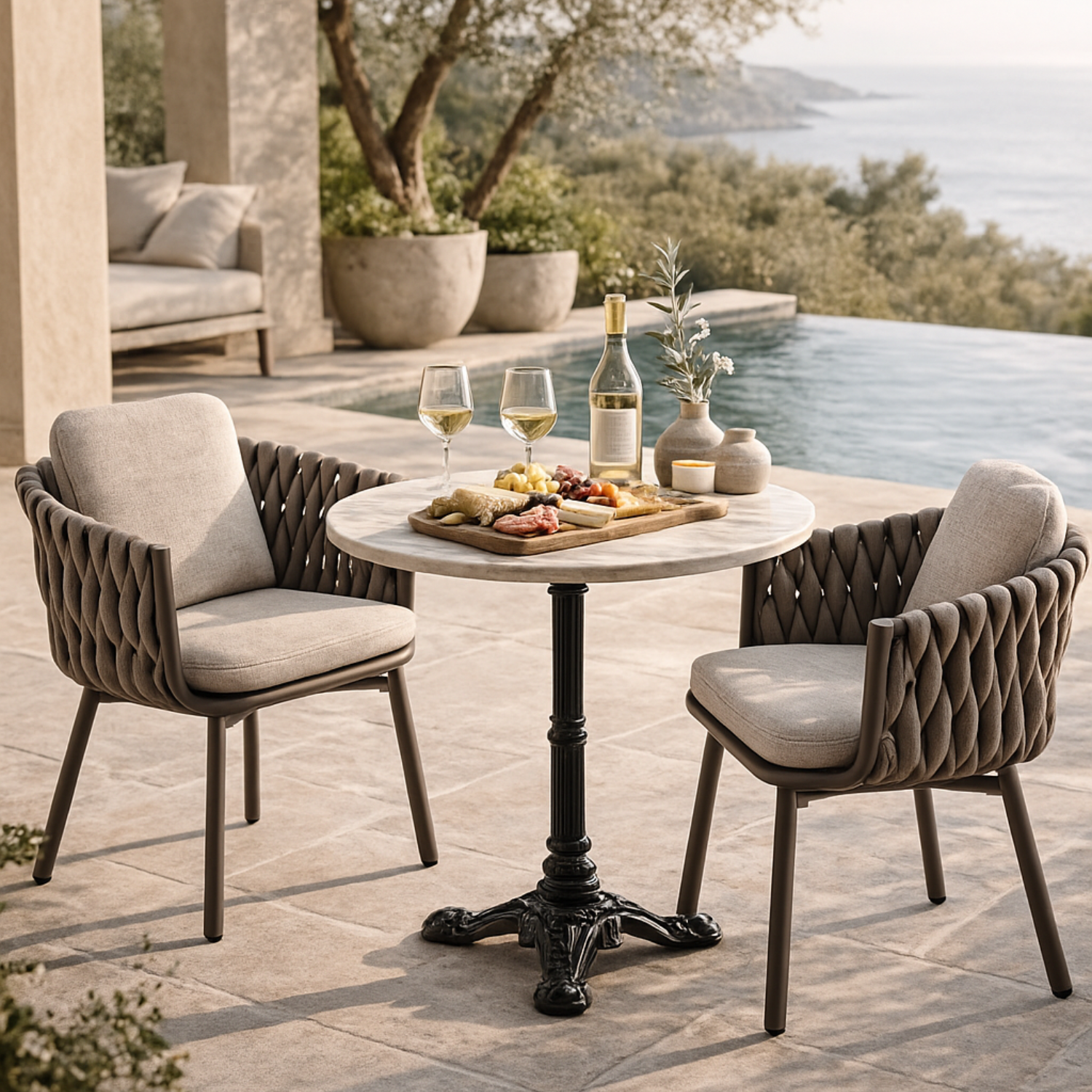 Elgin Dining Arm Chair - Mood Taupe