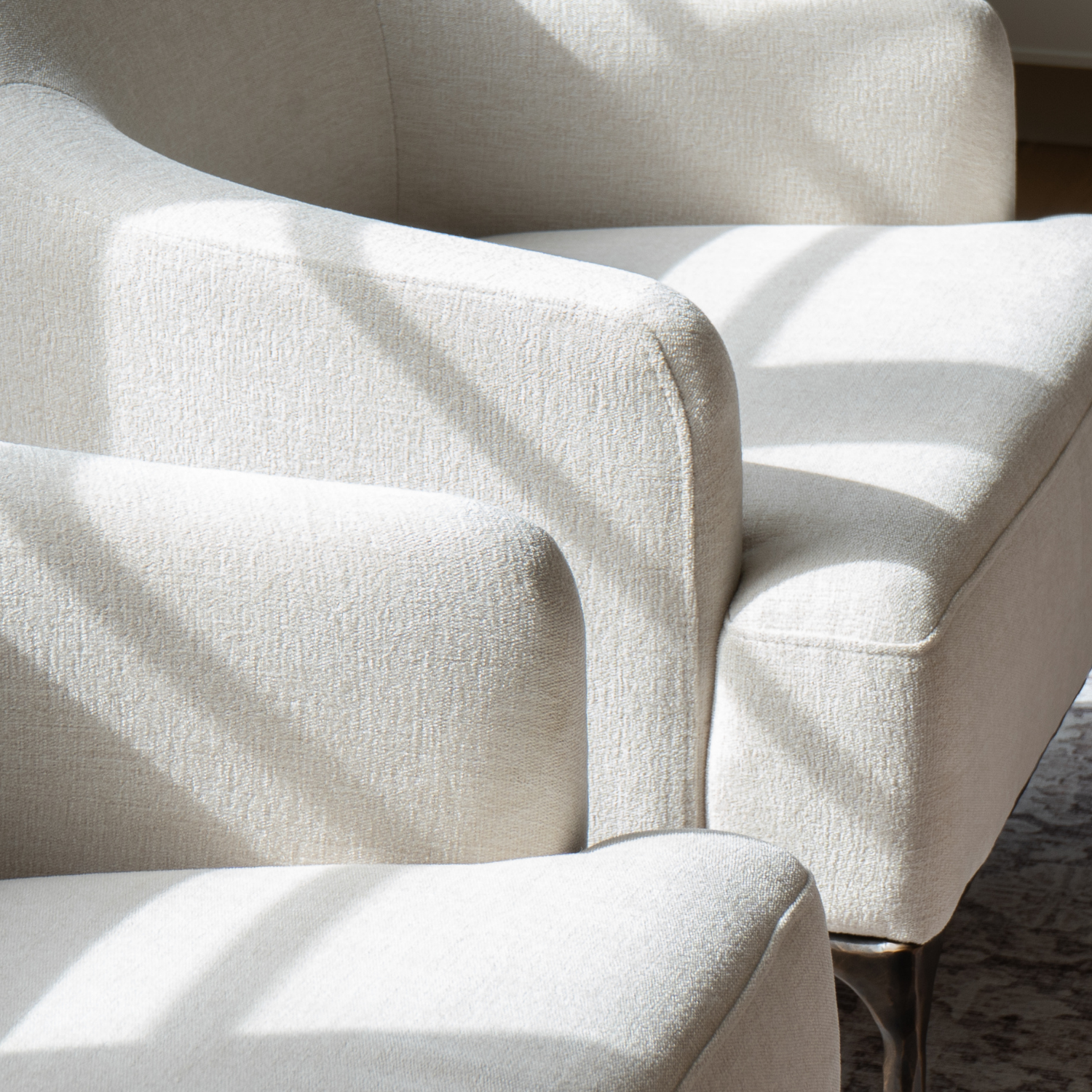 Exuma Lounge Chair - Chenille Birch