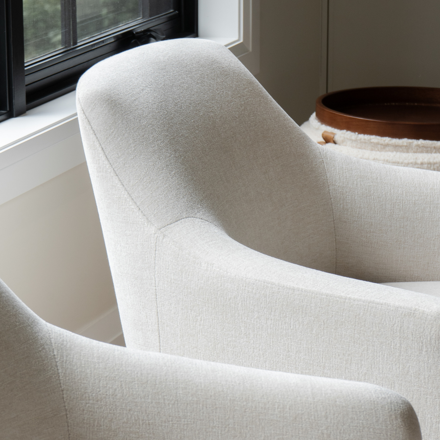 Exuma Lounge Chair - Chenille Birch