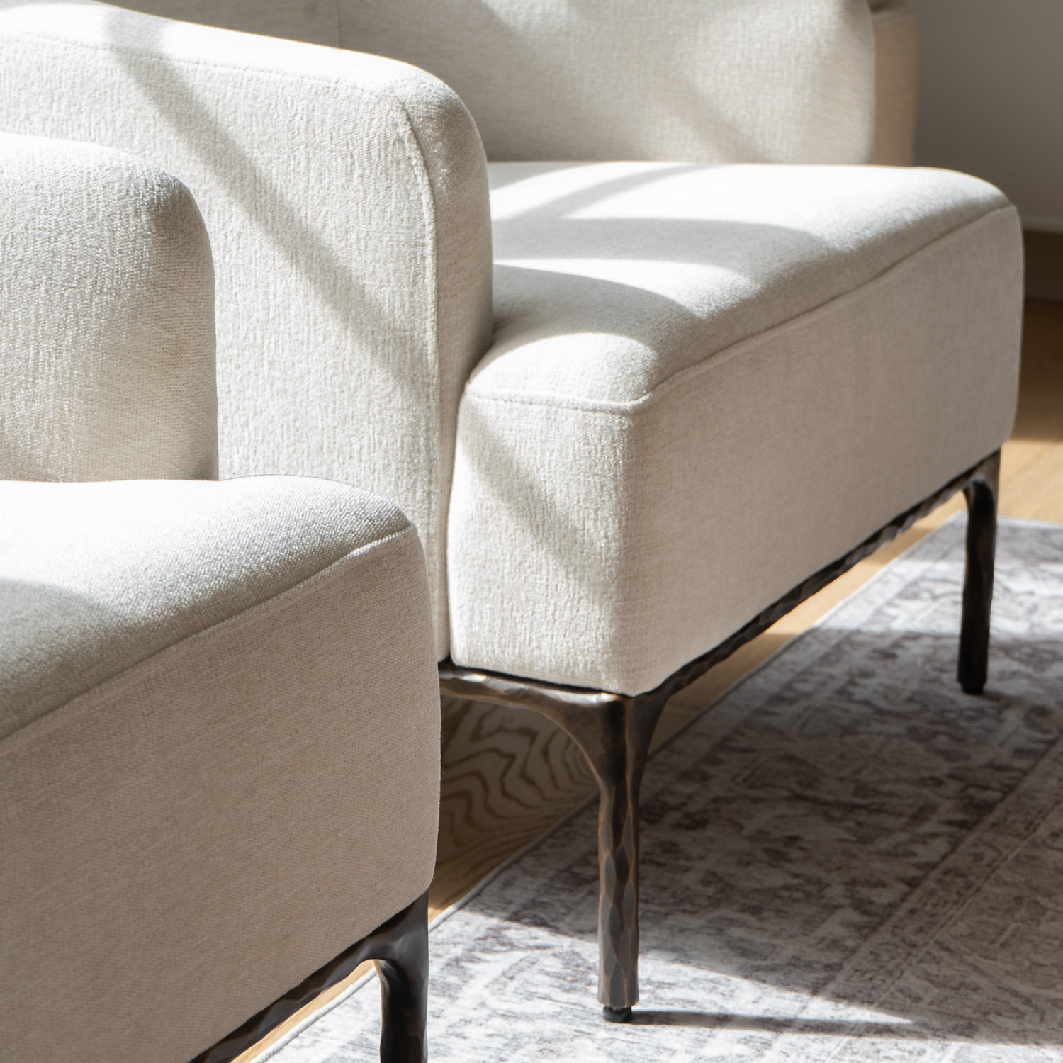 Exuma Lounge Chair - Chenille Birch