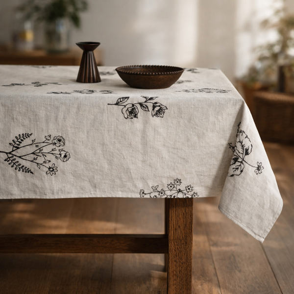 Fleur Cotton Tablecloth