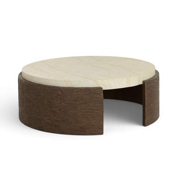 Forma Concrete Coffee Table - Travertine