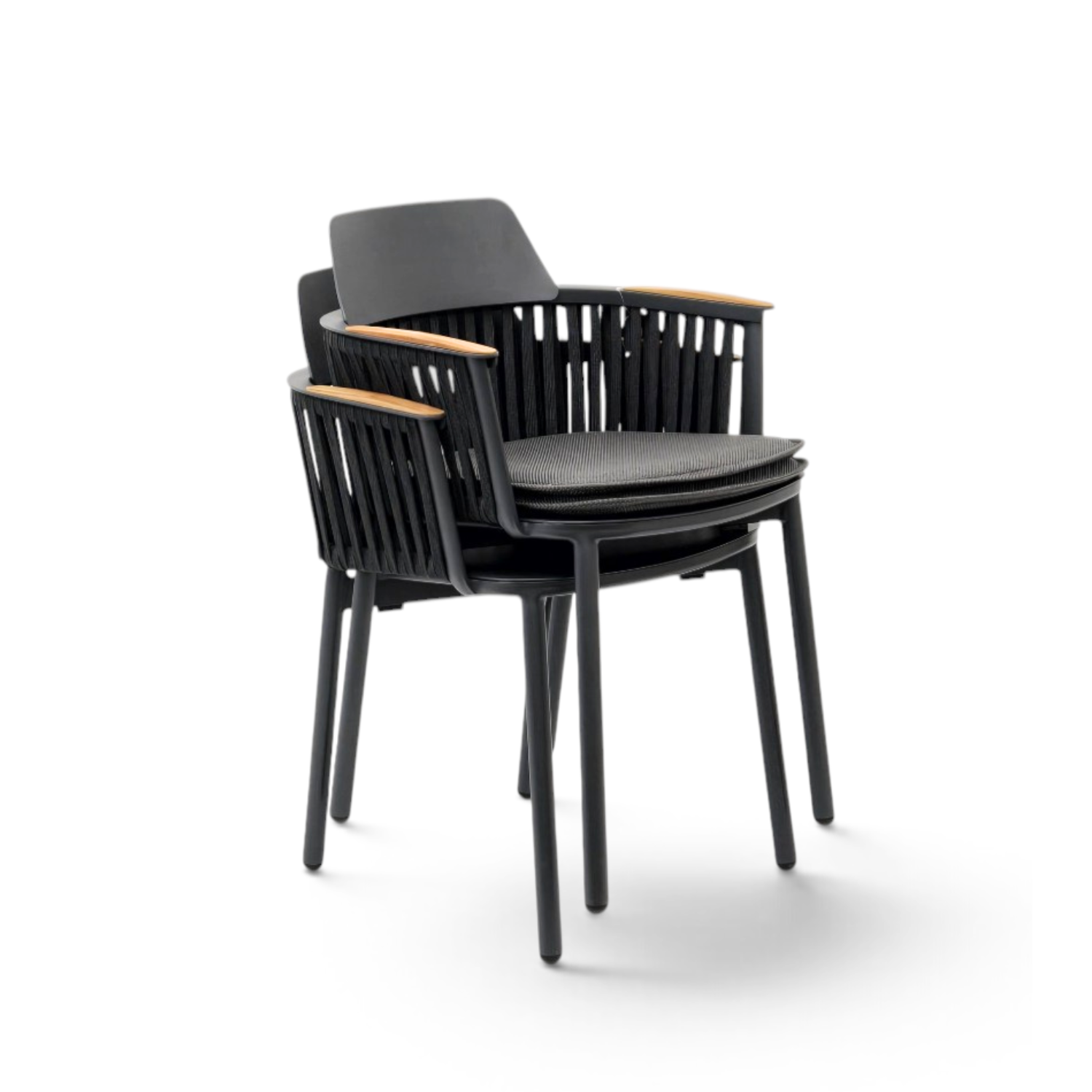Georgian Dining Arm Chair - Charcoal