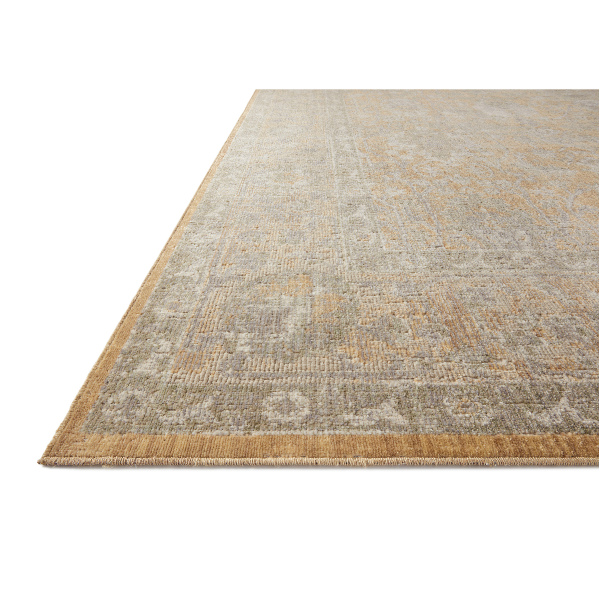 Chris Loves Julia x Loloi Rosemarie Gold / Sand Rug