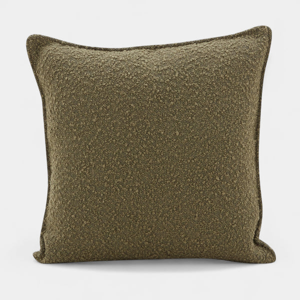Olive Boucle Toss Pillow