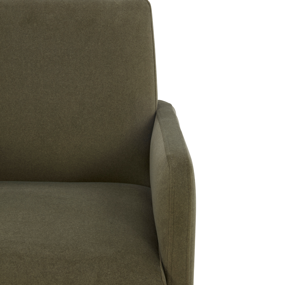 Fredericton Adjustable Office Chair - Forest Green Matte Velvet