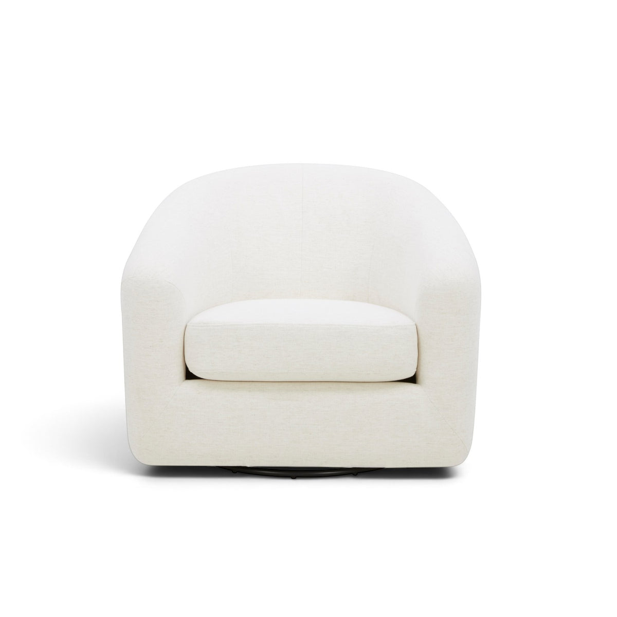 Woolwich Swivel Lounge Chair - Crypton® Nomad Snow