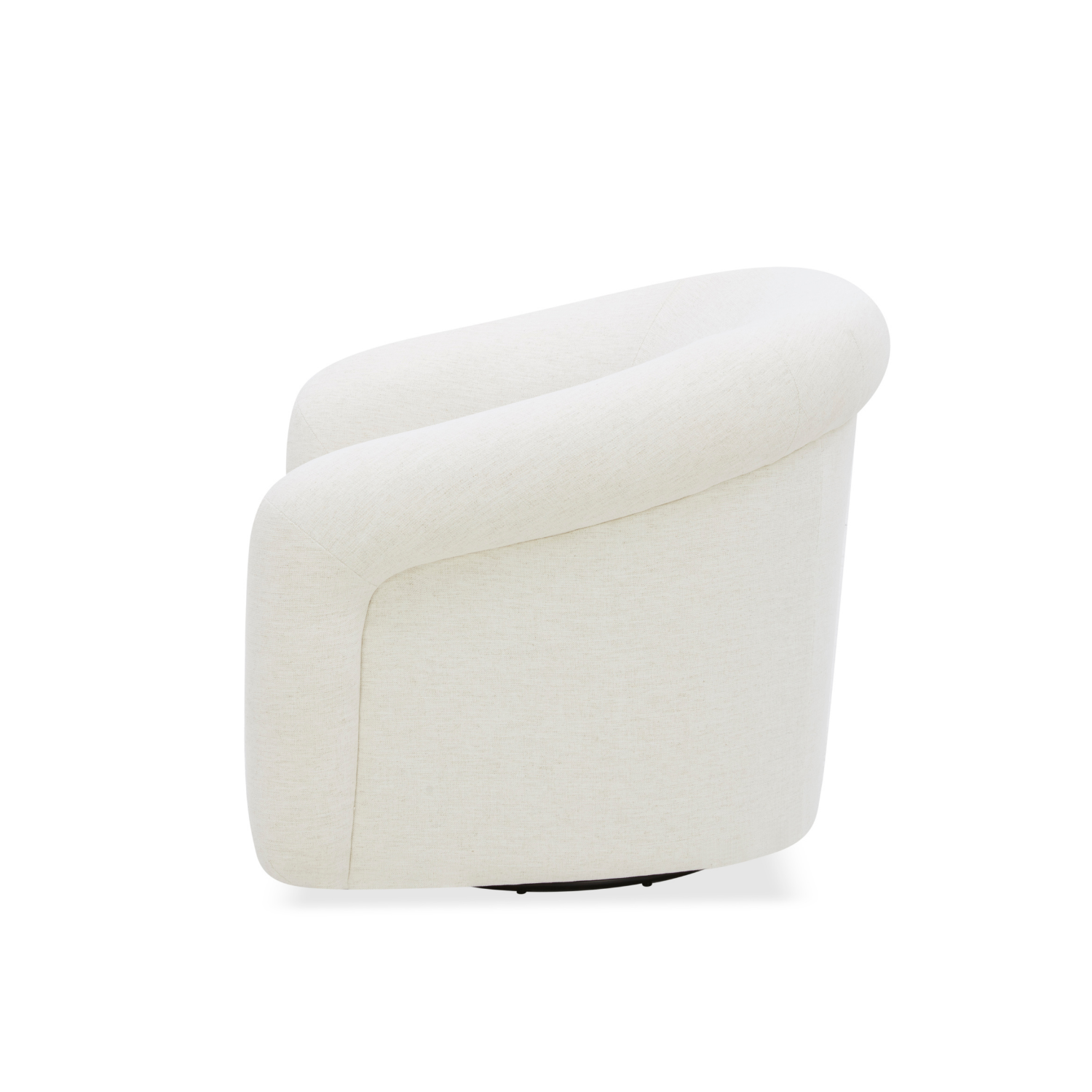 Woolwich Swivel Lounge Chair - Crypton® Nomad Snow