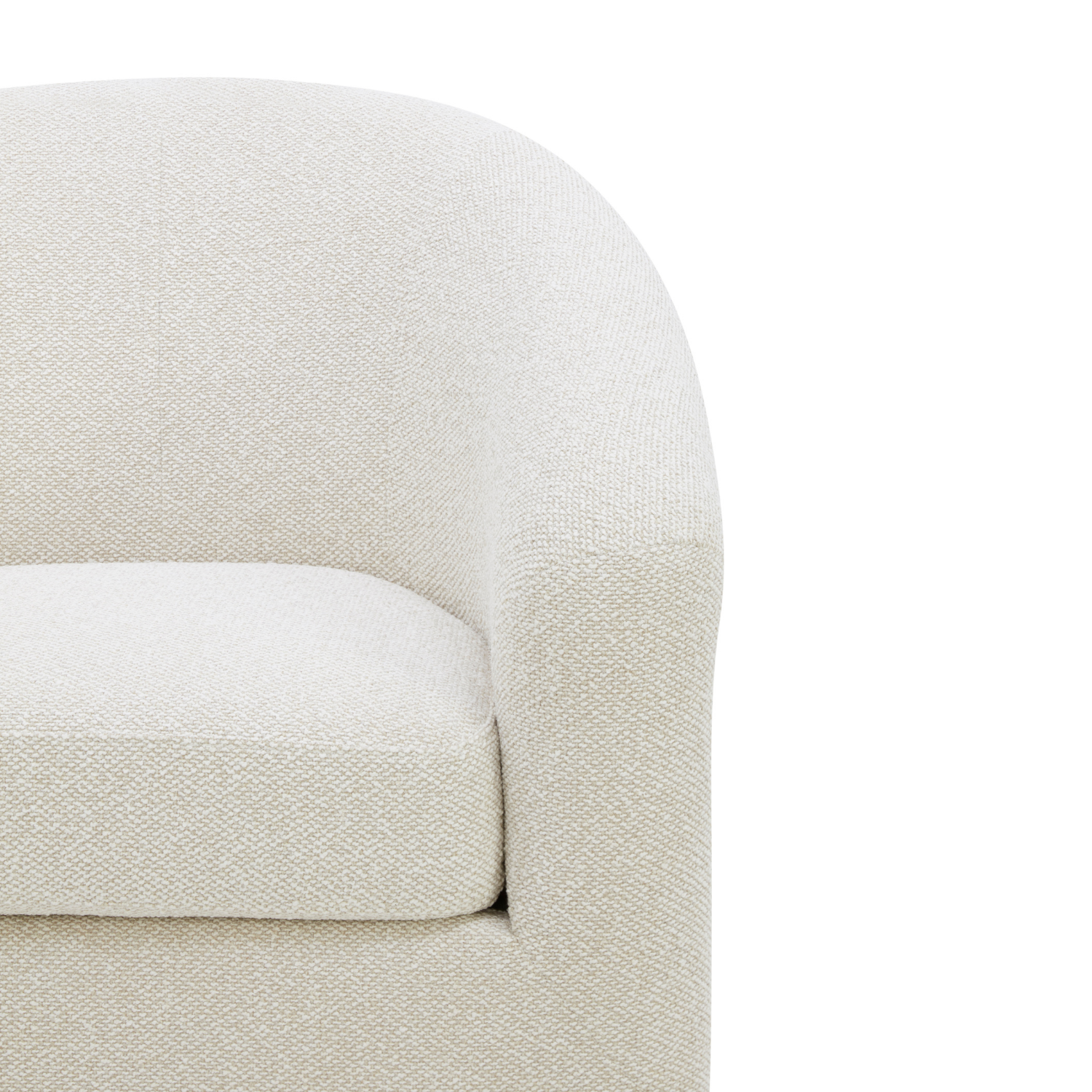 Woolwich Swivel Lounge Chair - Tasmin Linen