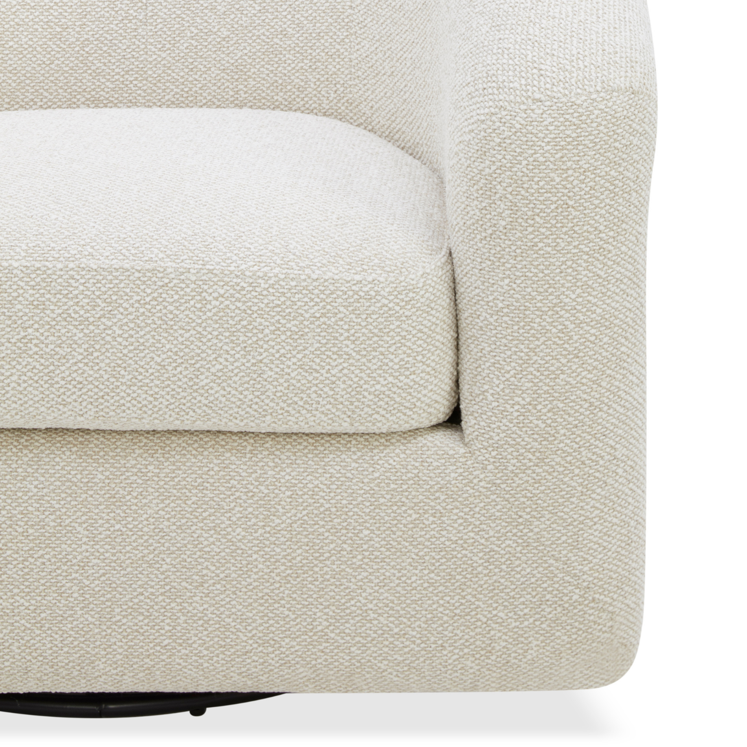 Woolwich Swivel Lounge Chair - Tasmin Linen