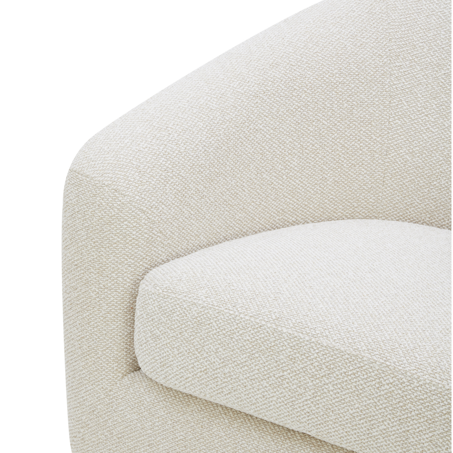 Woolwich Swivel Lounge Chair - Tasmin Linen