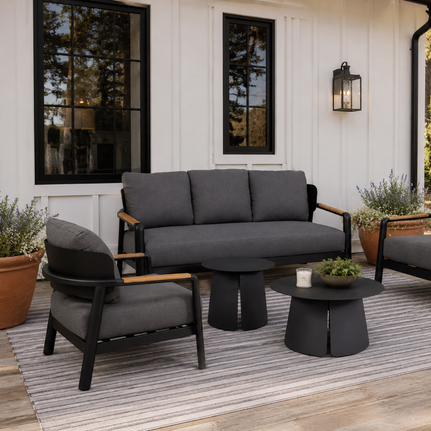 Sedona Charcoal 6pc Lounge Set