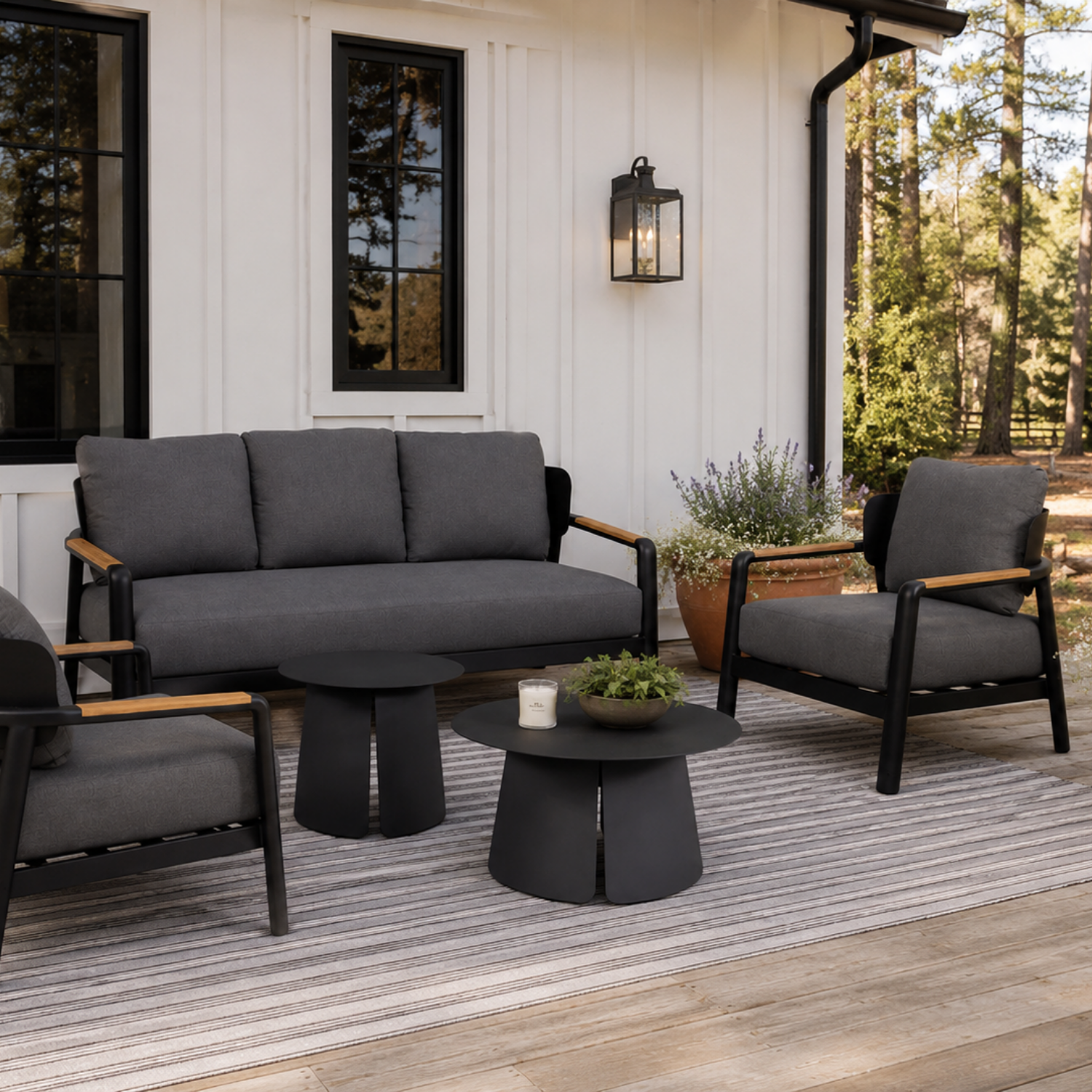 Sedona Charcoal 6pc Lounge Set