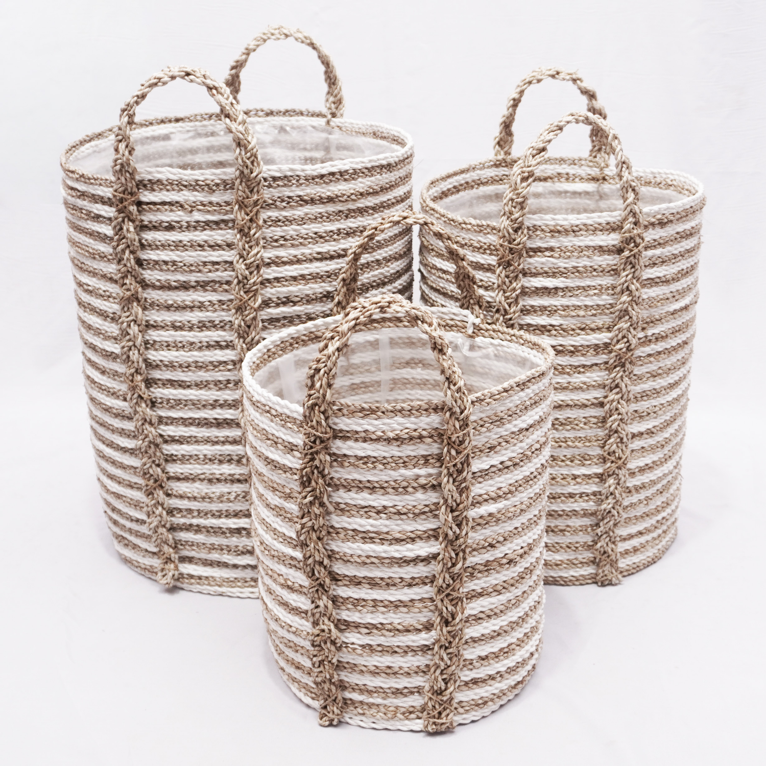 Kamloops Storage Basket w/ Handles - Natural