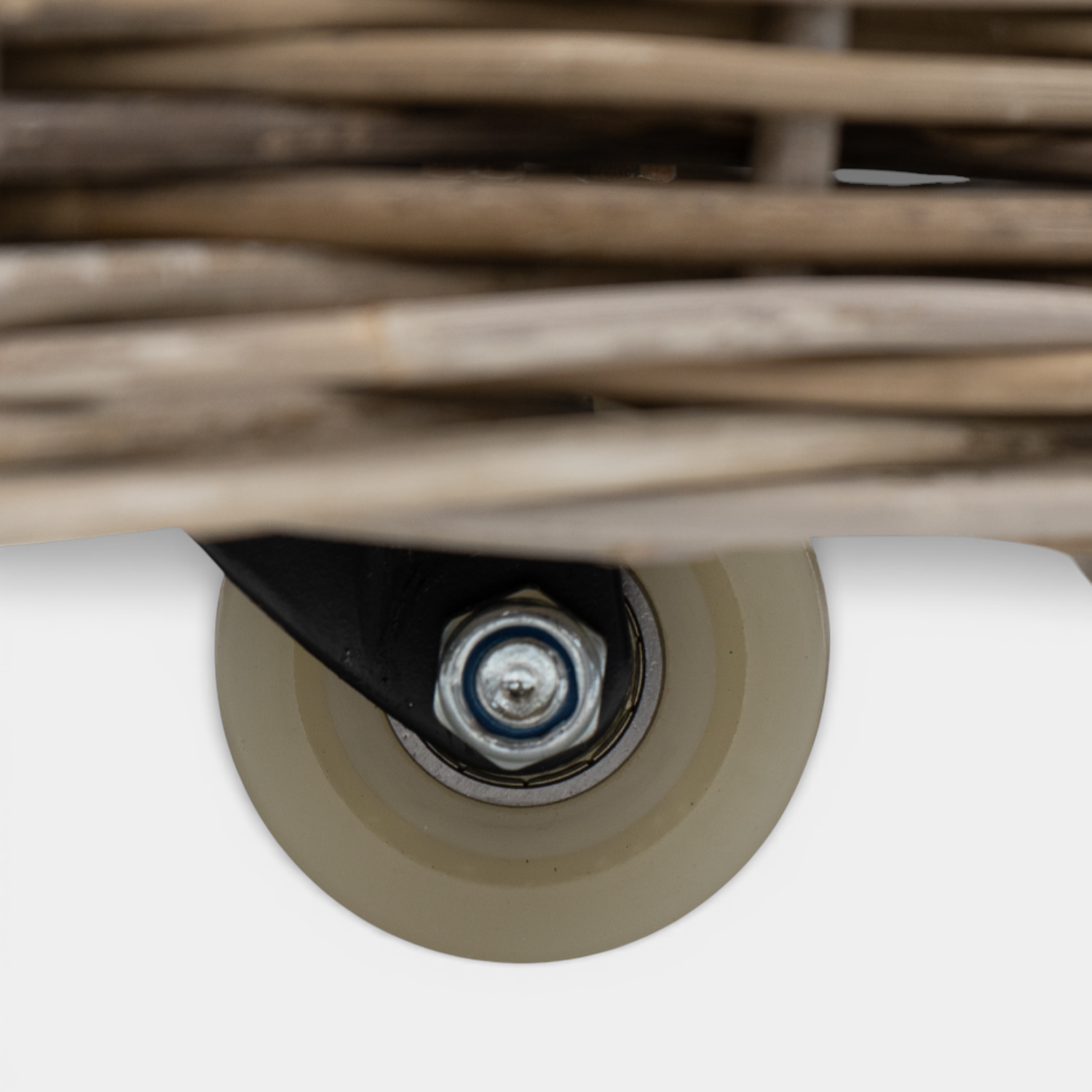 Durham Rattan Planter Basket w/ Wheels