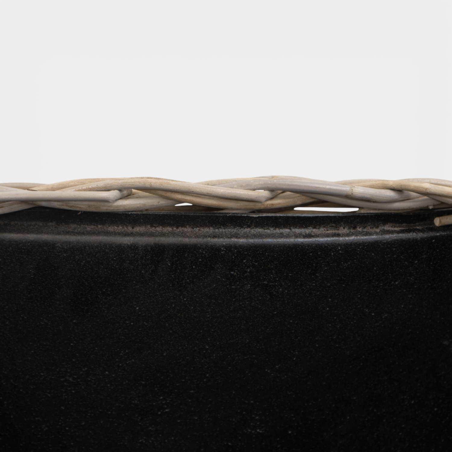 Durham Rattan Planter Basket w/ Wheels