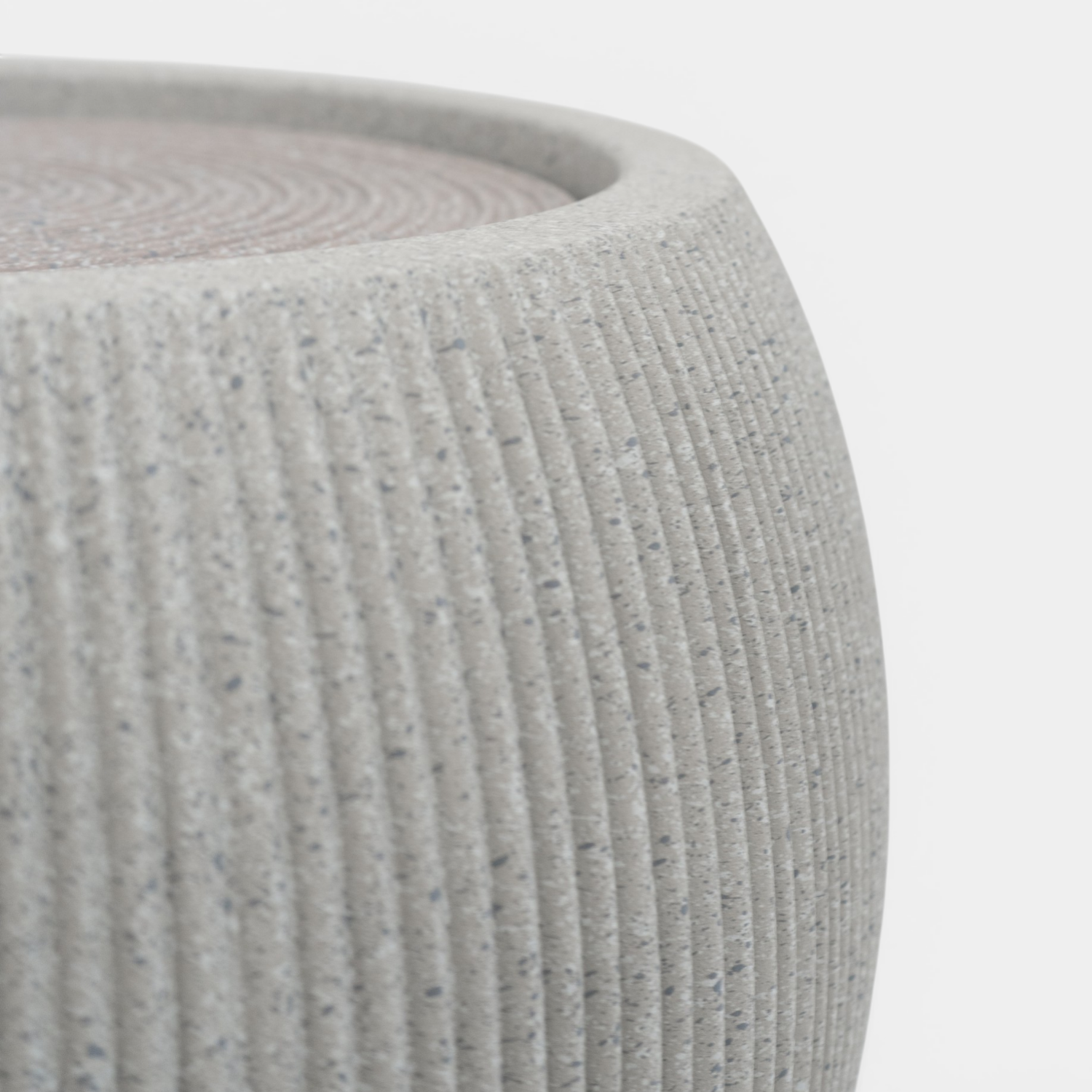 Fairview Curved LED Fountain - Textured Beige