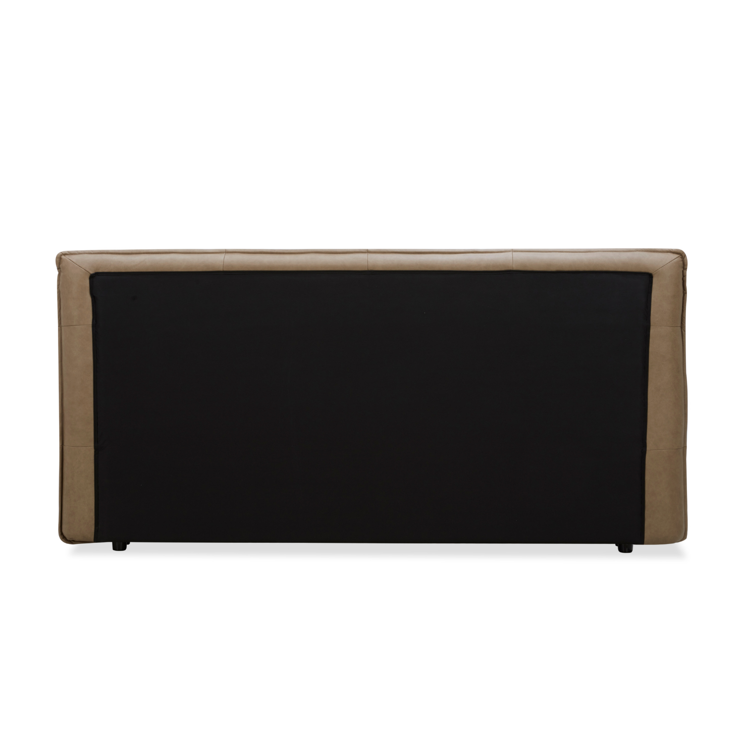 Carlaw Platform Bed -  Cobblestone Leather