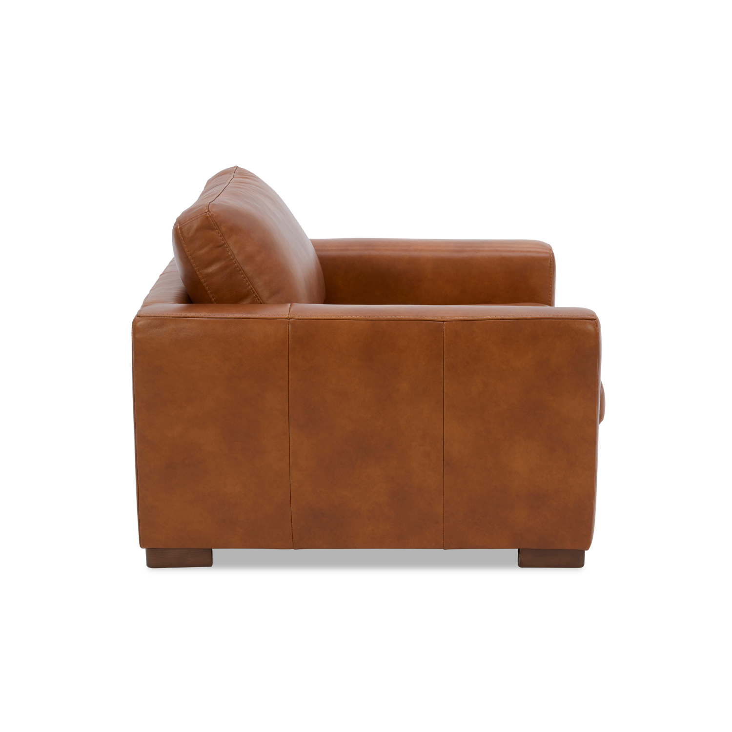 Charlestown Lounge Chair - Camel Leather