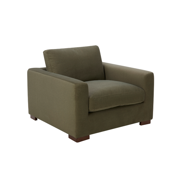 Charlestown Lounge Chair - Forest Green Matte Velvet