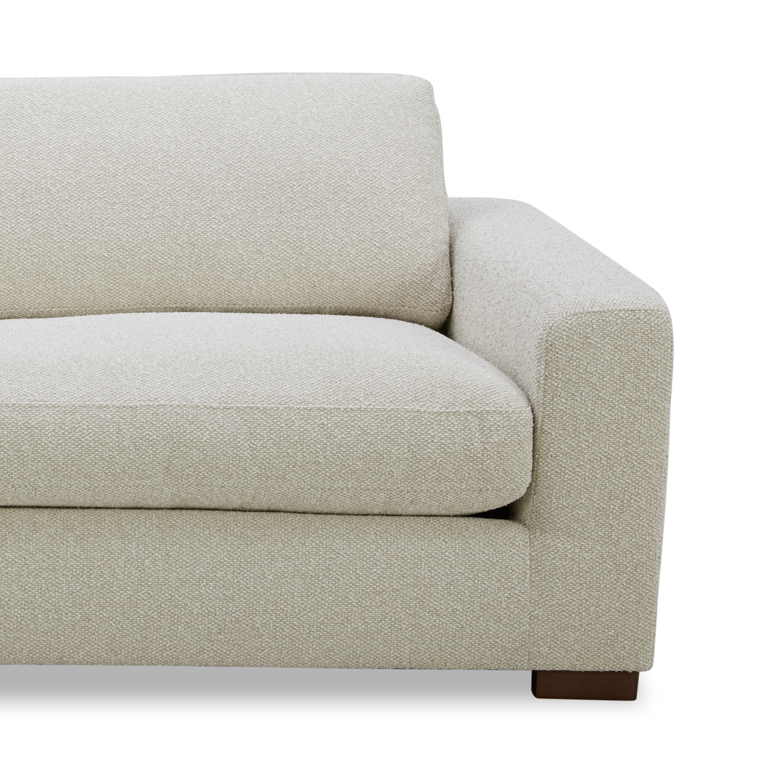 Charlestown 124" Chaise Sectional - Tasmin Linen