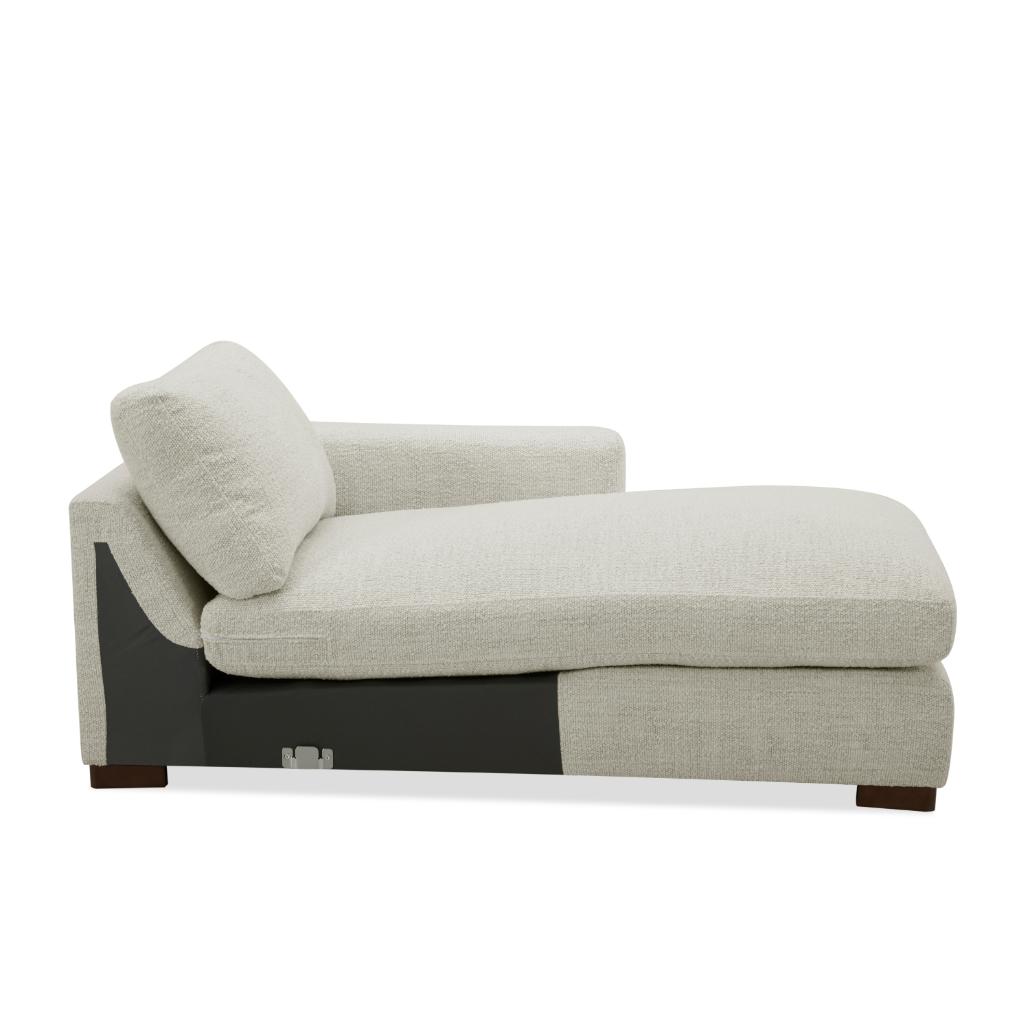 Charlestown 124" Chaise Sectional - Tasmin Linen