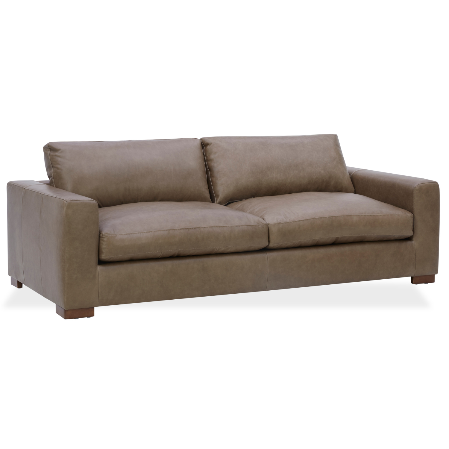 Charlestown Sofa - Concord Pewter Leather