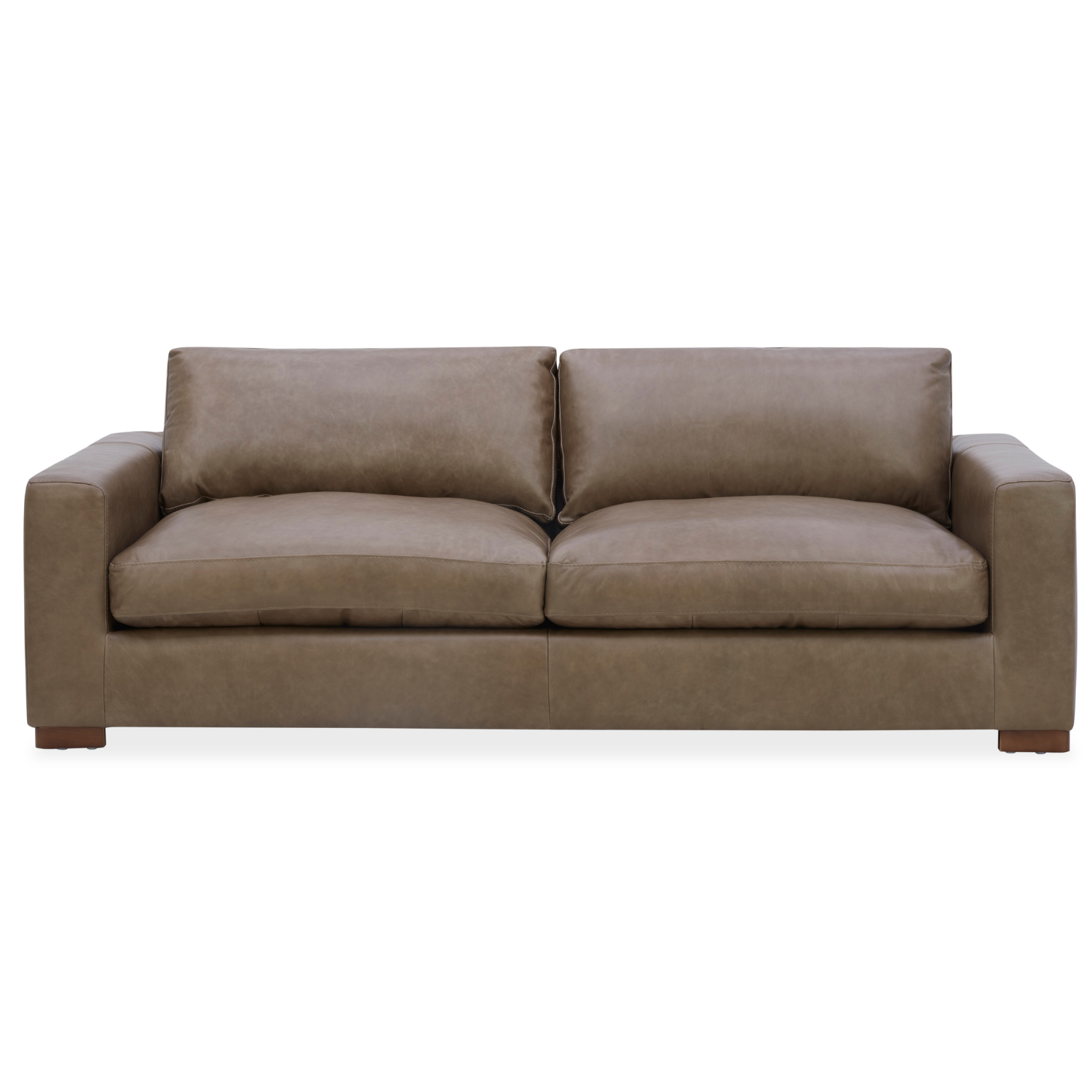 Charlestown Sofa - Concord Pewter Leather