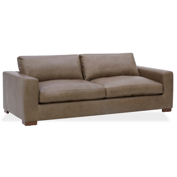 Charlestown Sofa - Concord Pewter Leather