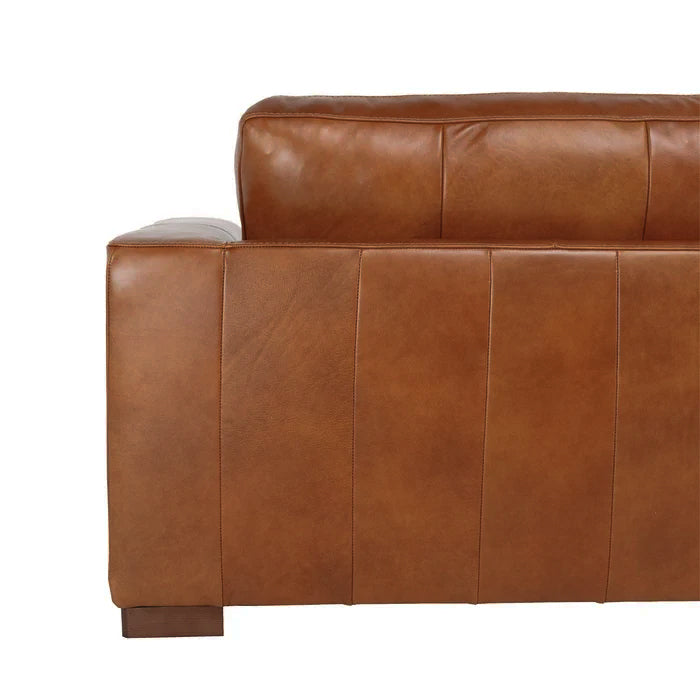 Charlestown Sofa - Camel Leather