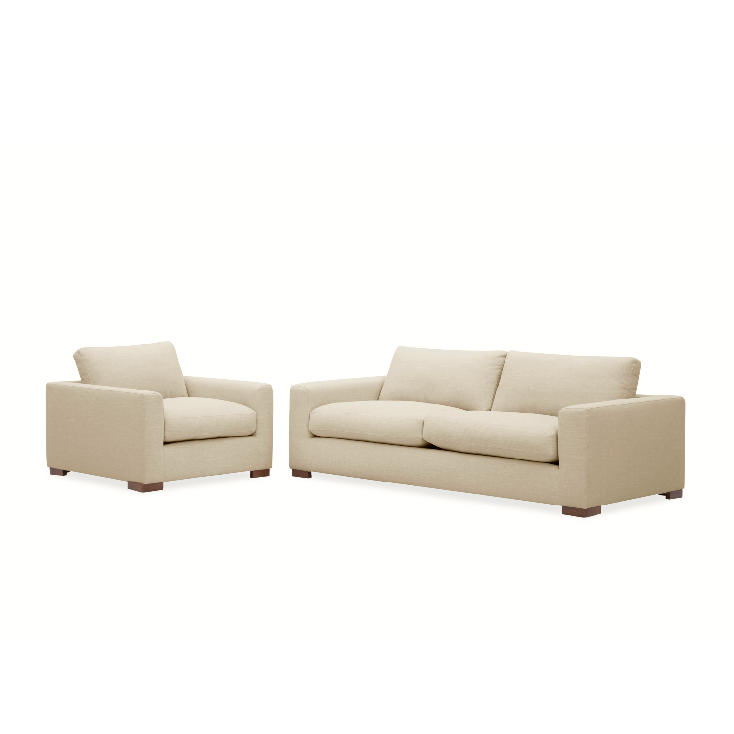 Charlestown Lounge Chair - Crypton® Nomad Custard