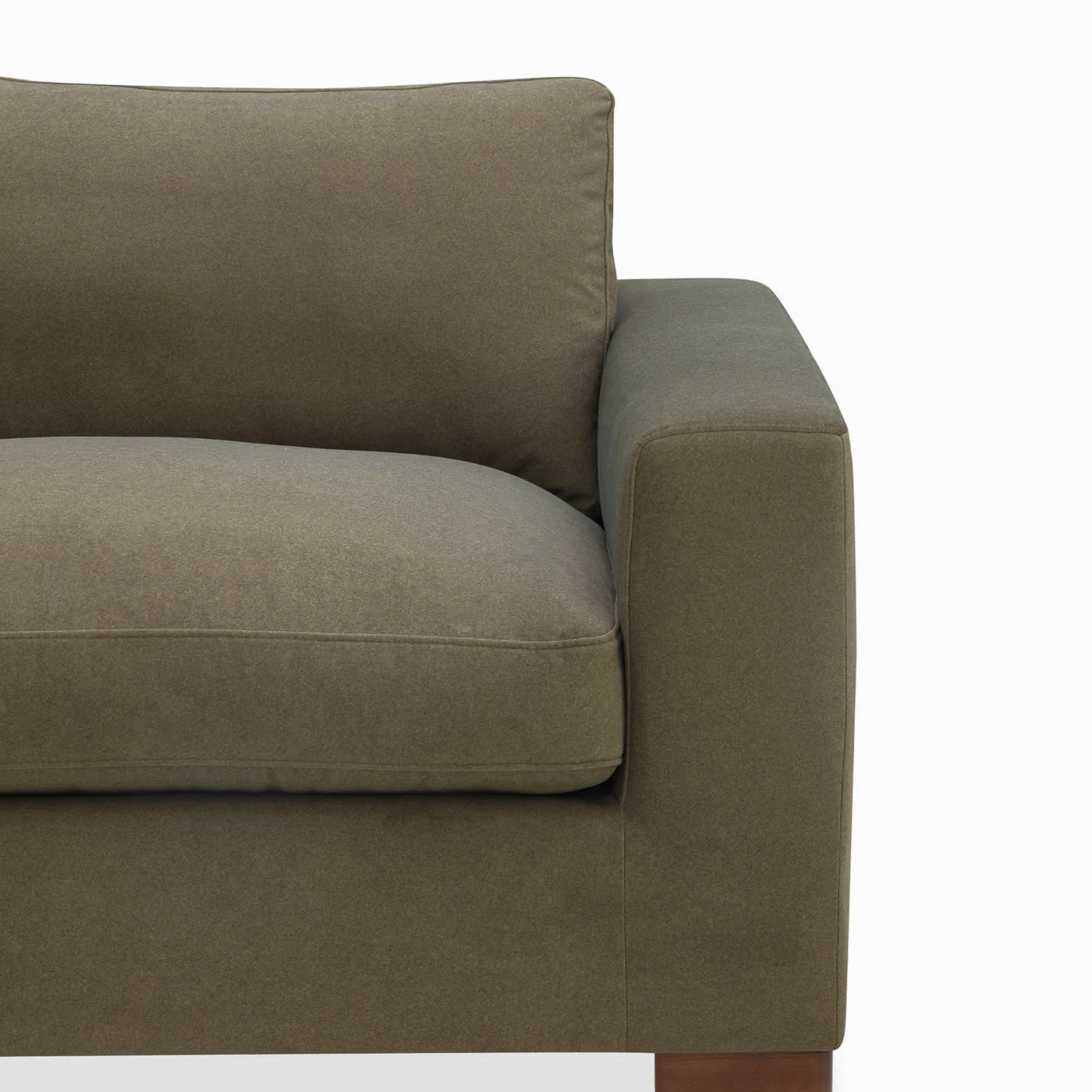 Charlestown Sofa - Forest Green Matte Velvet