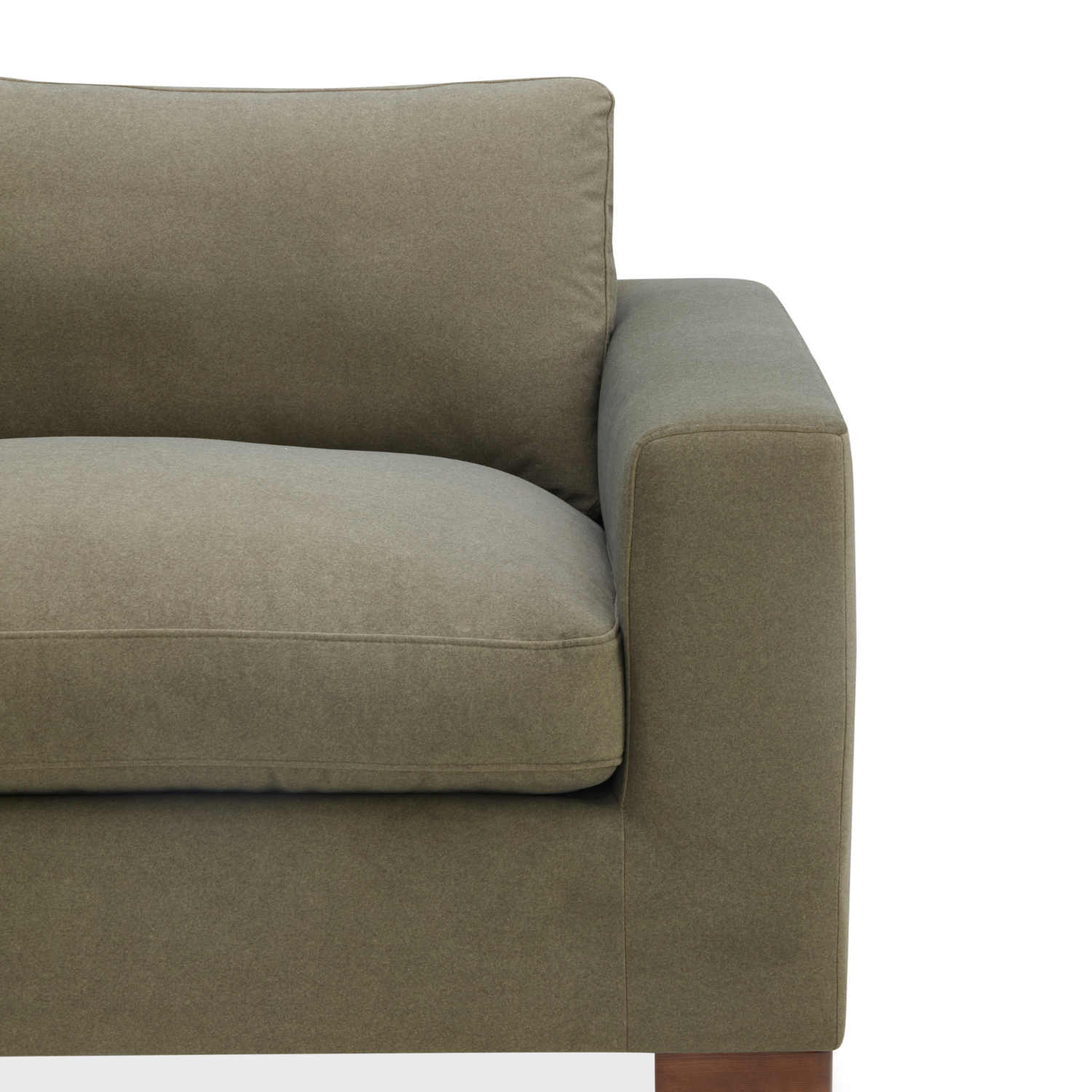 Charlestown Sofa - Forest Green Matte Velvet
