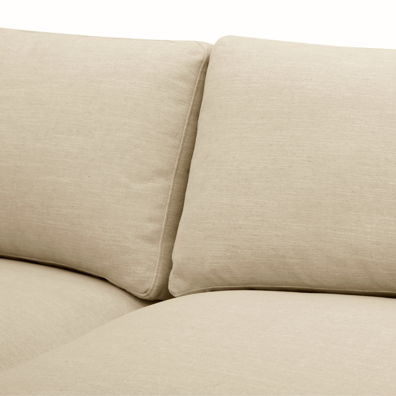 Charlestown L-Shape Sectional - Crypton® Nomad Custard