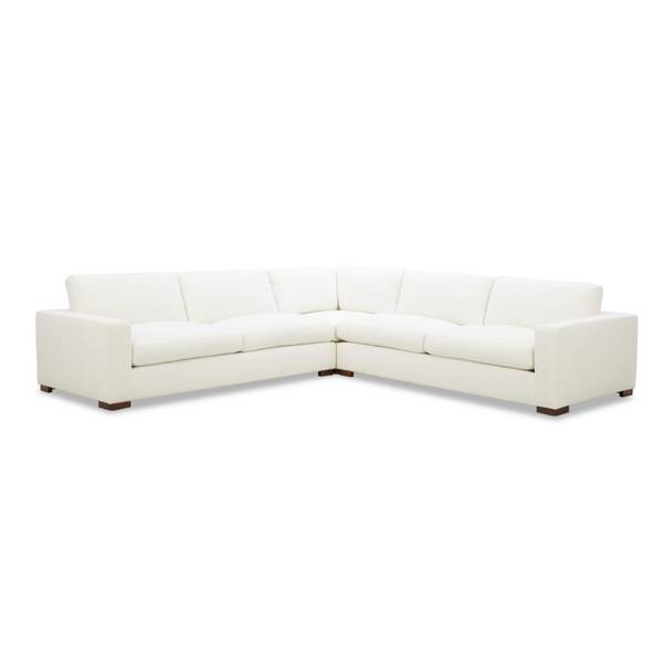 Charlestown L-Shape Sectional - Crypton® Nomad Snow