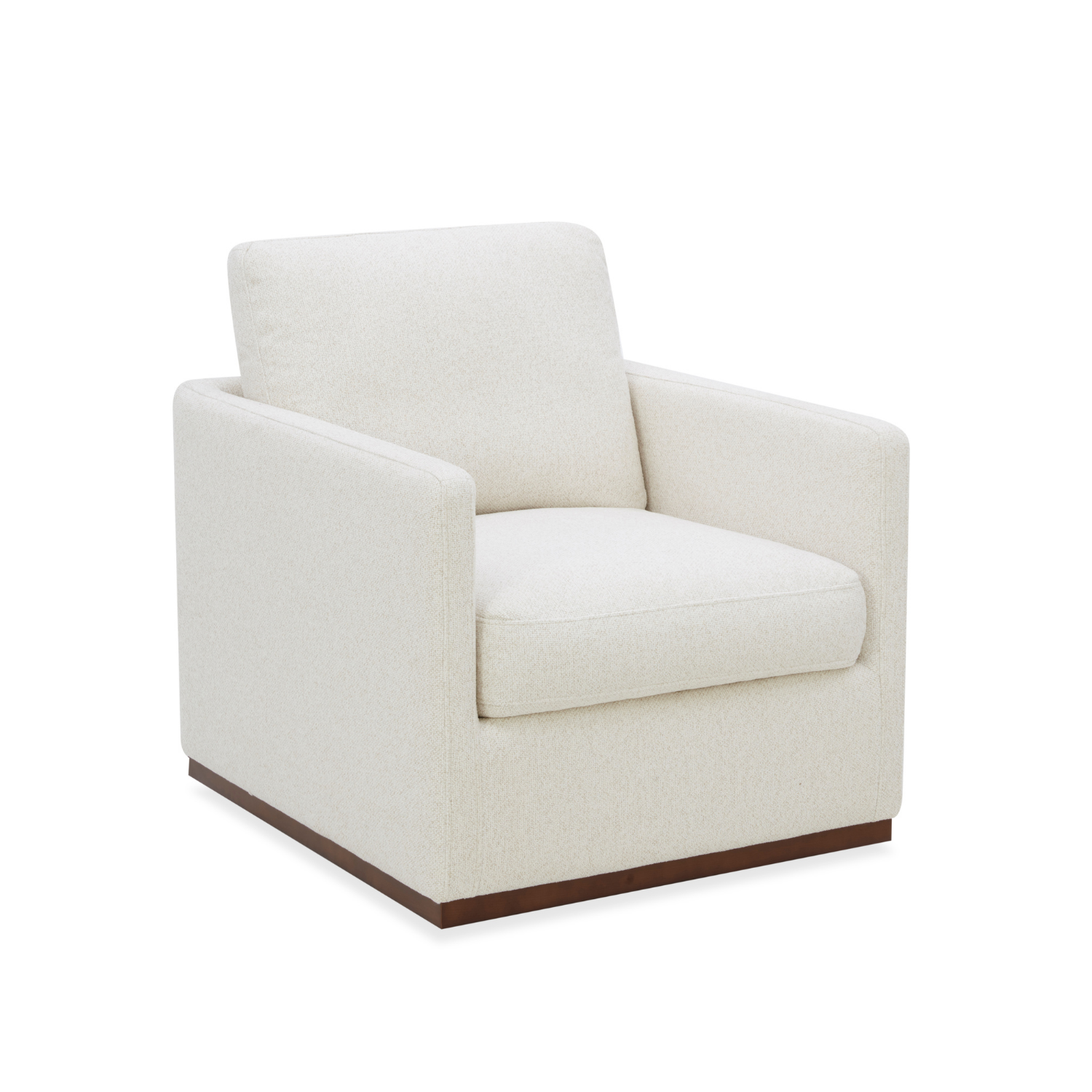 Stratford Swivel Lounge Chair - Linen Weave