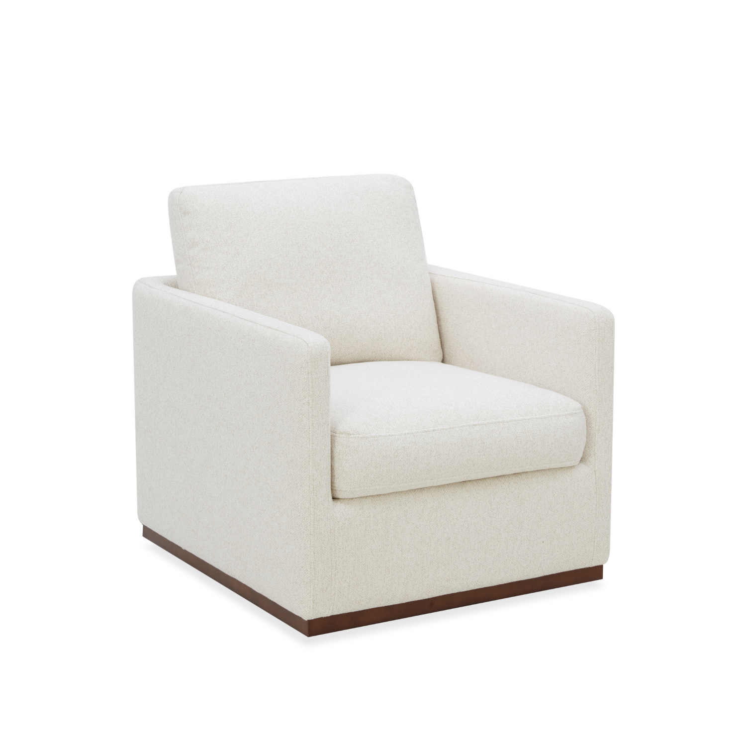 Stratford Swivel Lounge Chair - Linen Weave