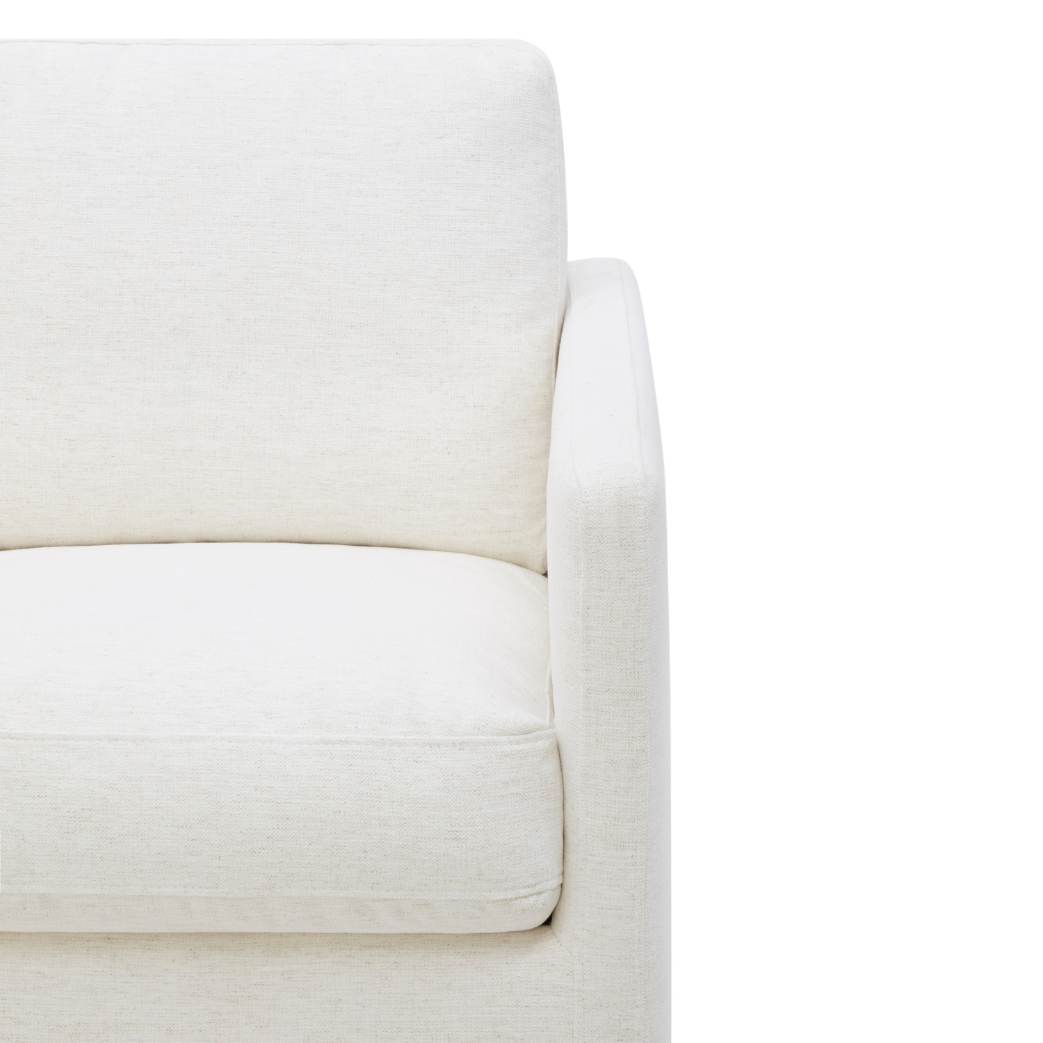Stratford Swivel Lounge Chair - Crypton® Nomad Snow