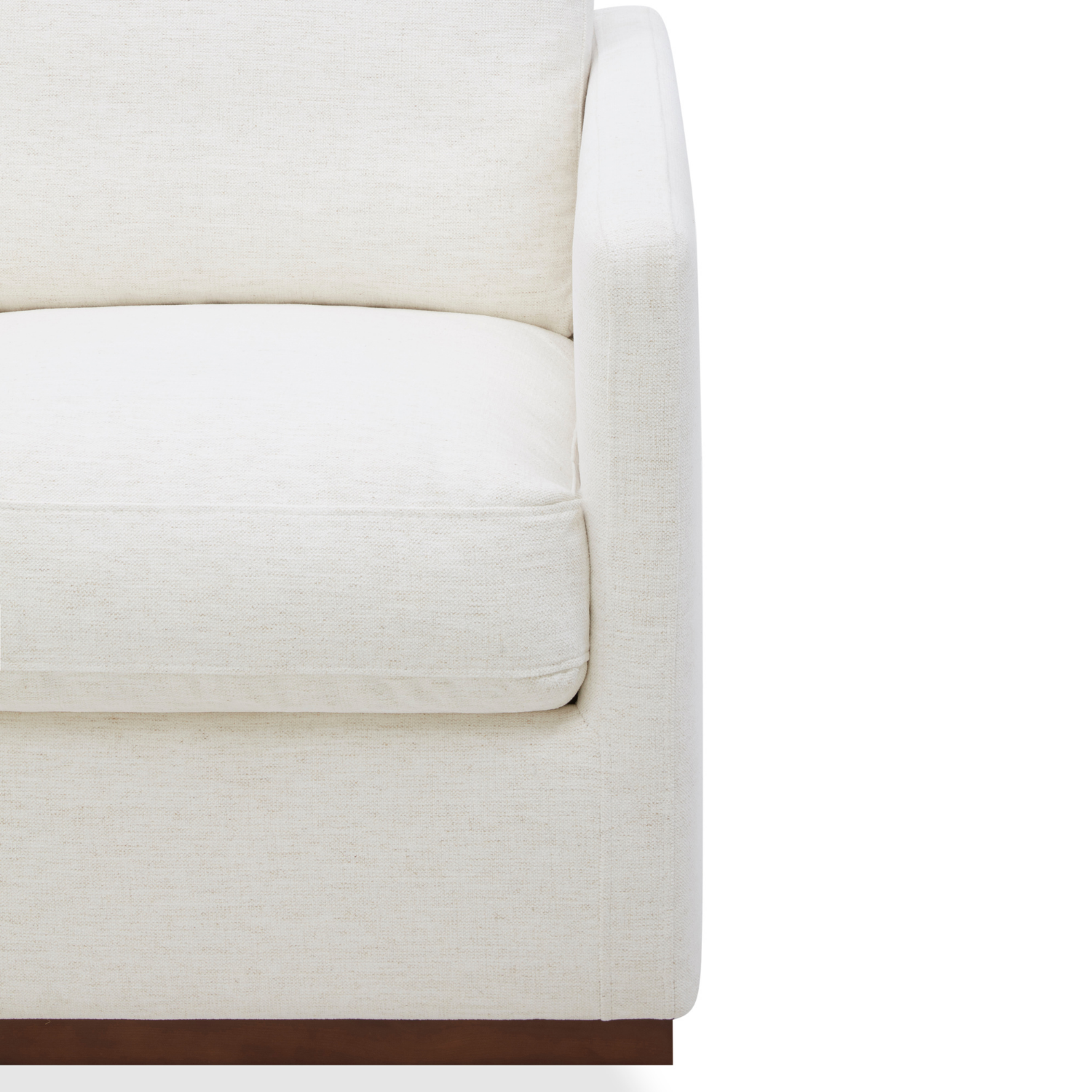 Stratford Swivel Lounge Chair - Crypton® Nomad Snow