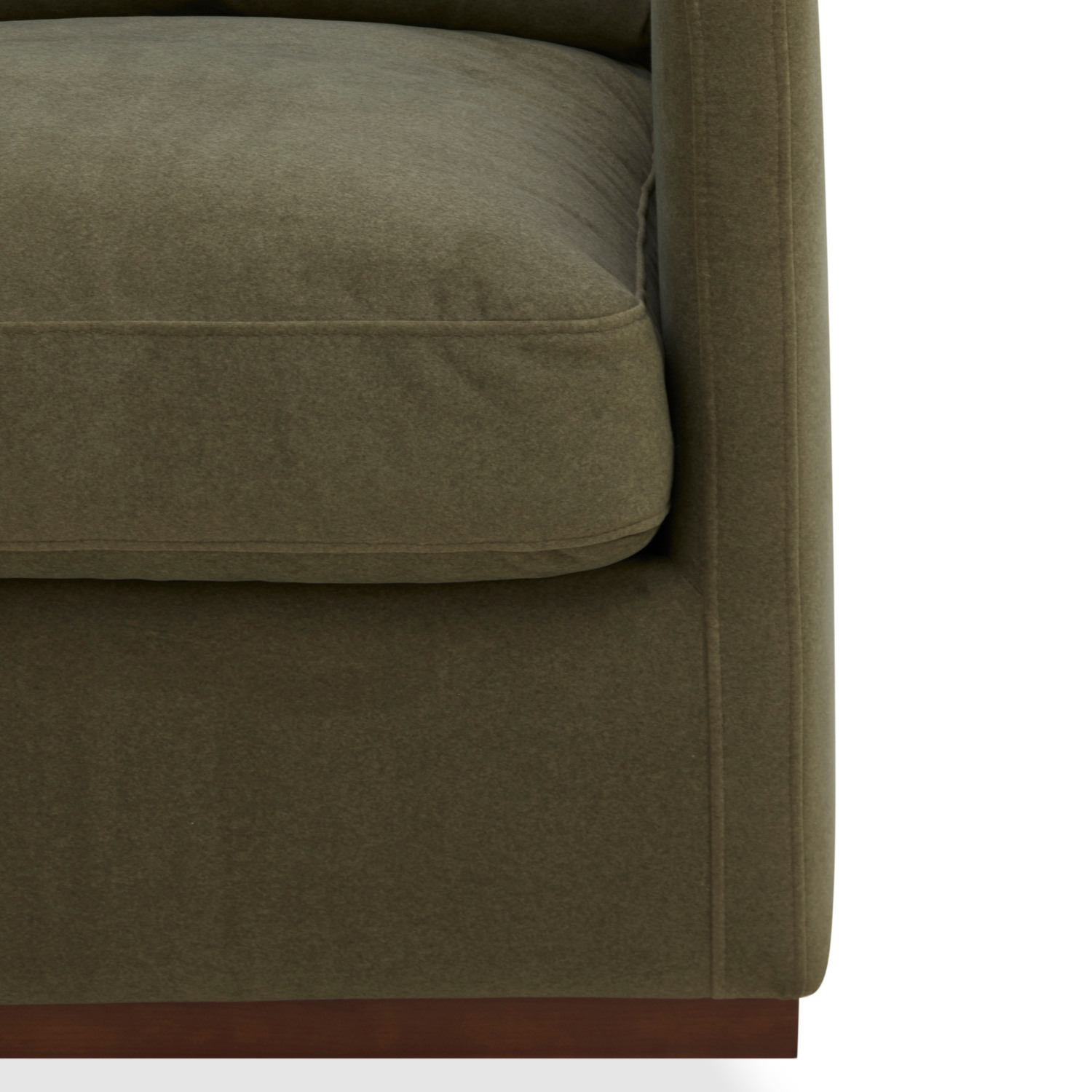Stratford Swivel Lounge Chair - Forest Green Matte Velvet