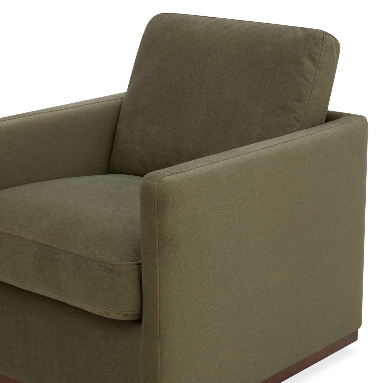 Stratford Swivel Lounge Chair - Forest Green Matte Velvet