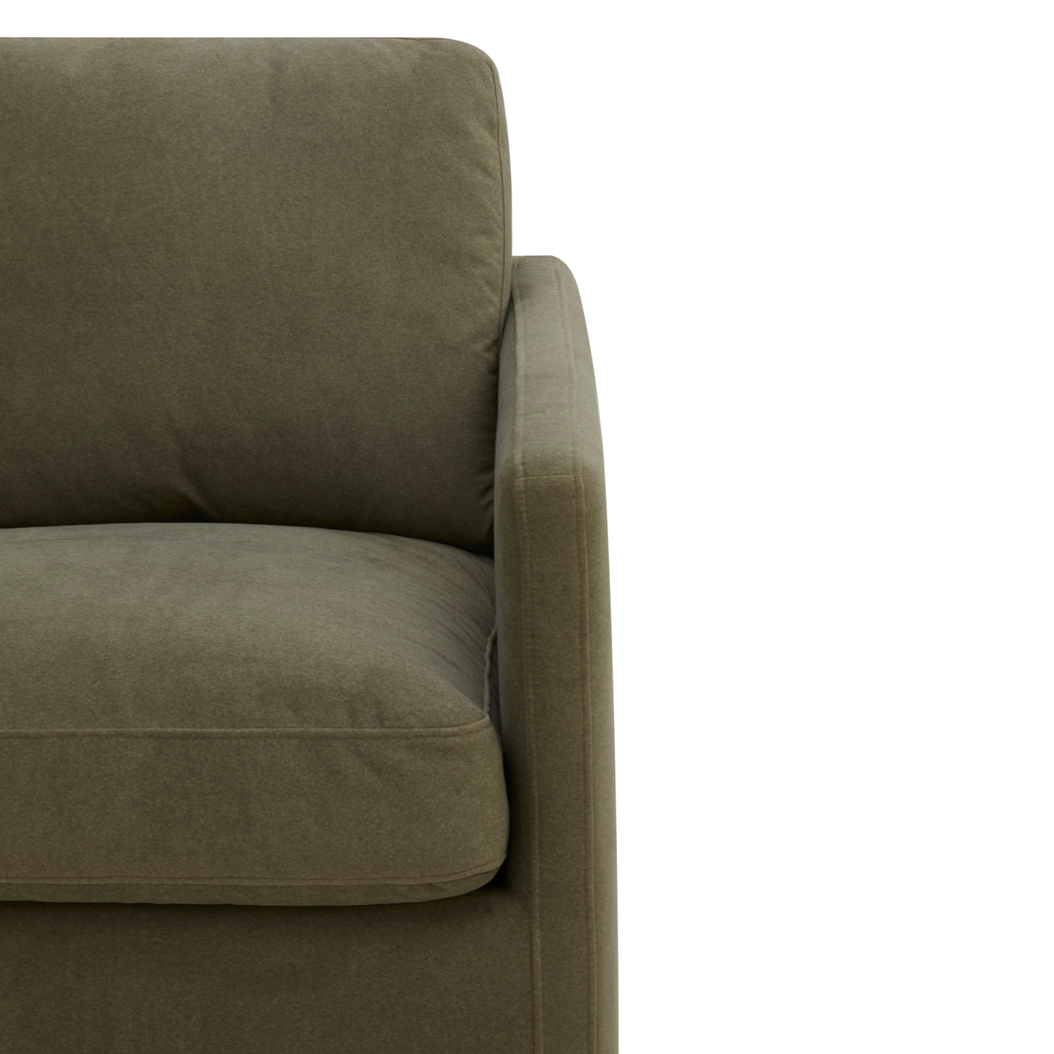 Stratford Swivel Lounge Chair - Forest Green Matte Velvet