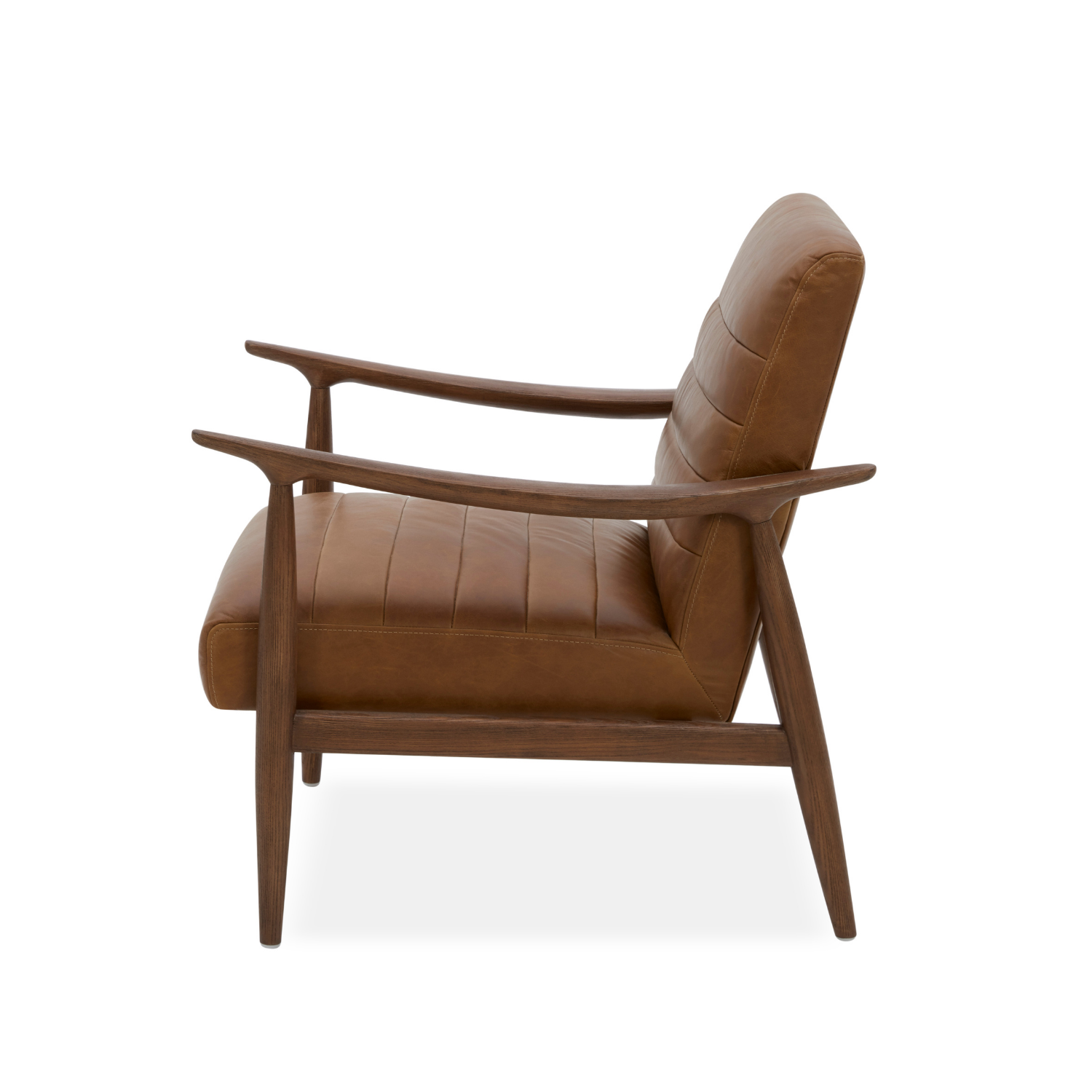 Wyndham Lounge Chair - Concord Mink Leather