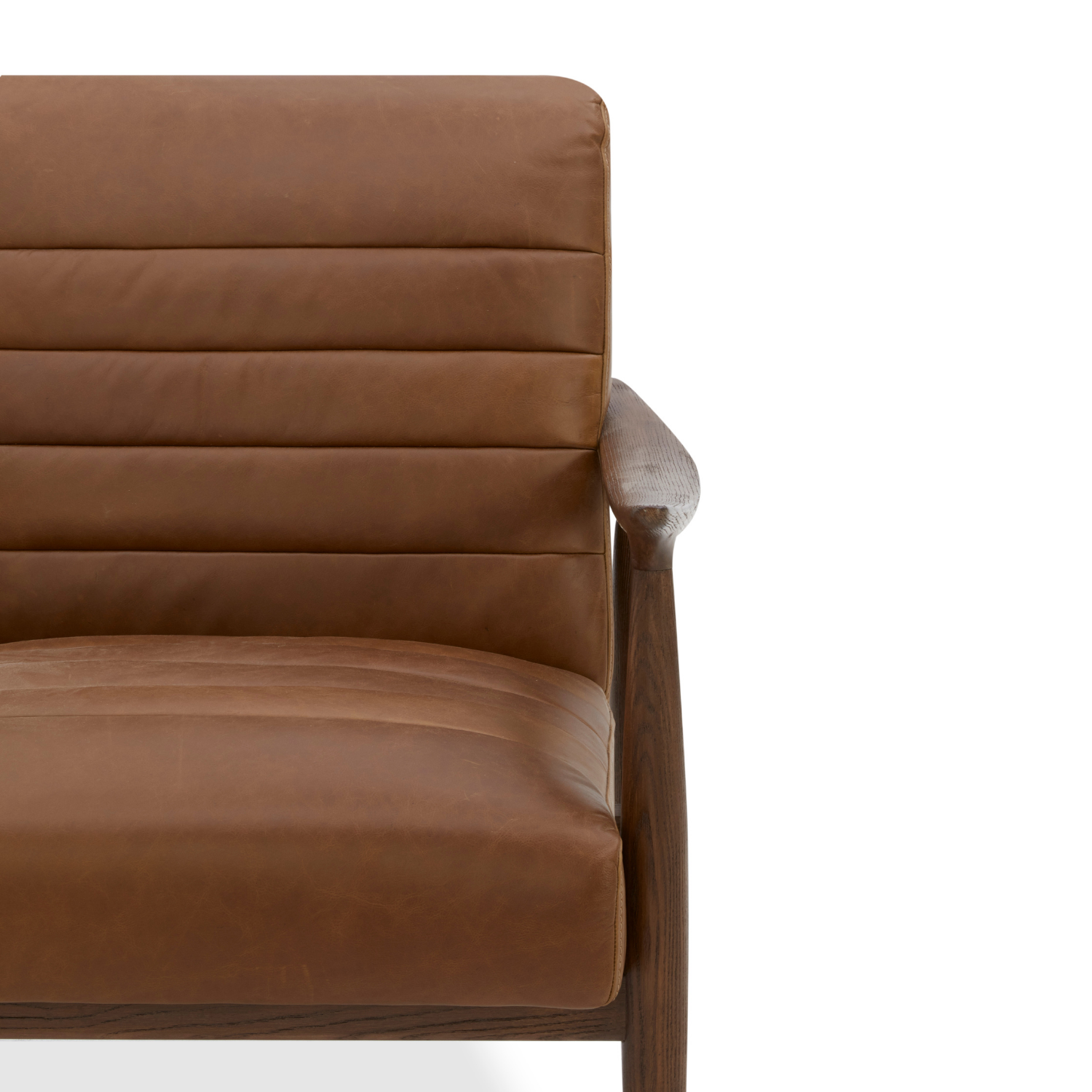 Wyndham Lounge Chair - Concord Mink Leather