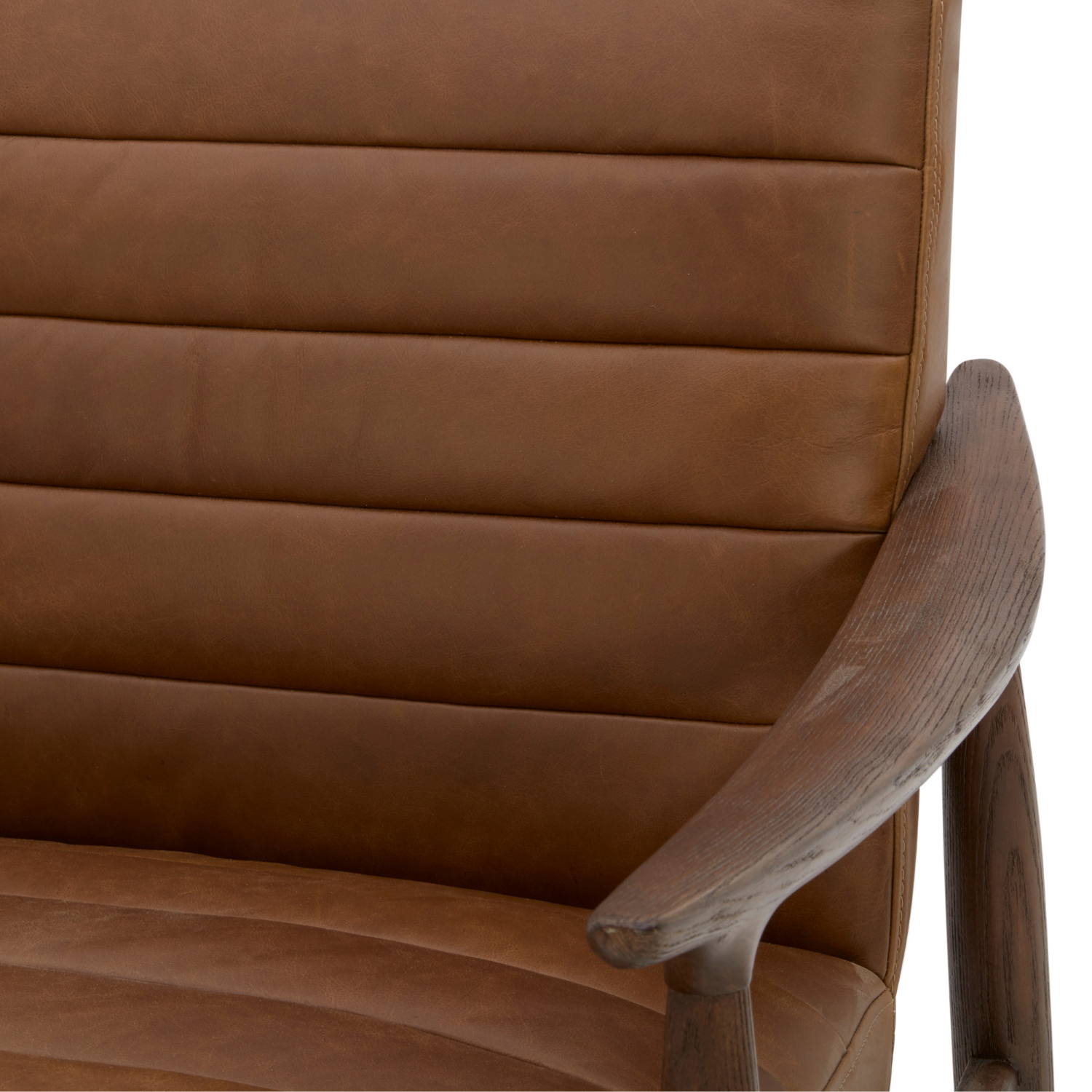 Wyndham Lounge Chair - Concord Mink Leather