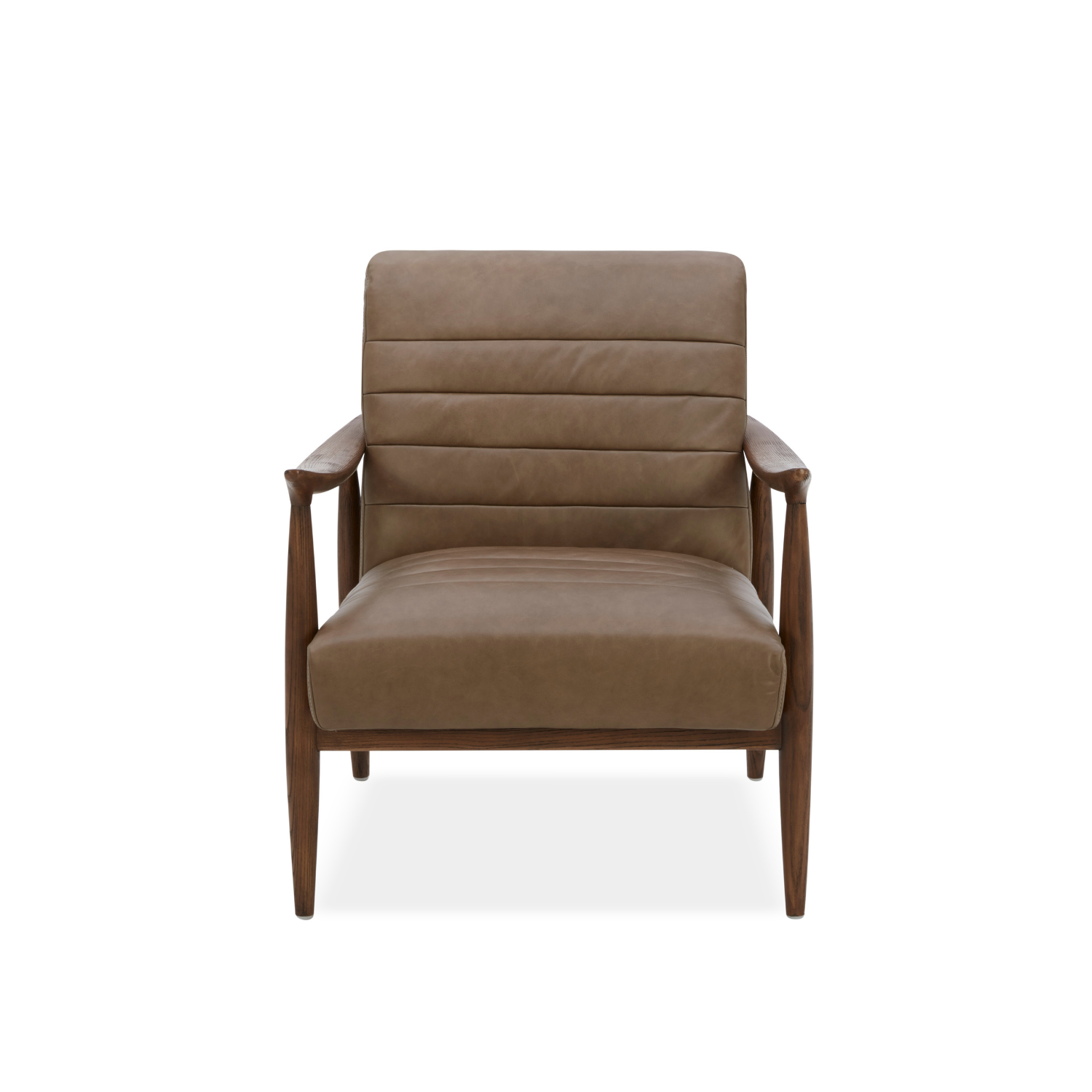 Wyndham Lounge Chair - Concord Pewter Leather