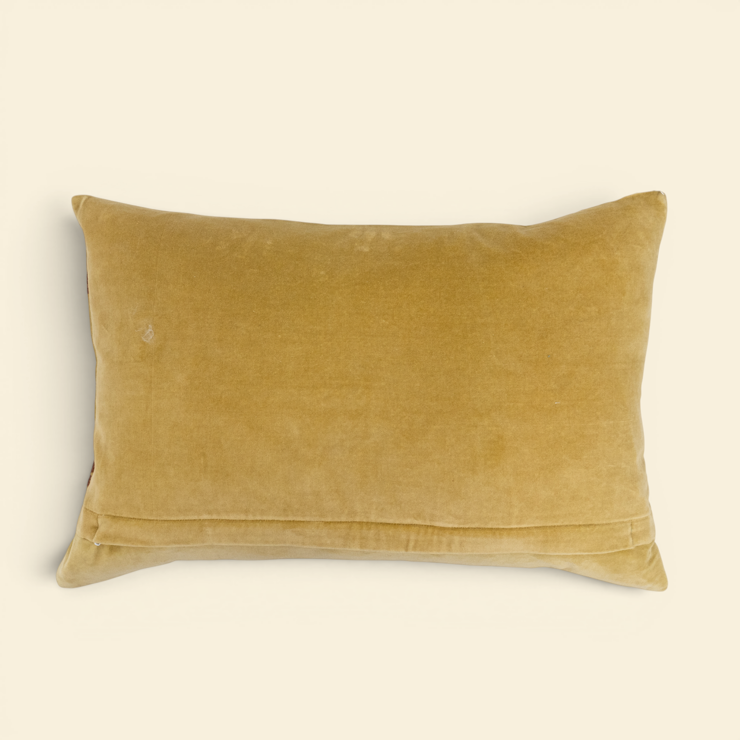 Bovaird Burgundy Embroidered Kidney Toss Pillow